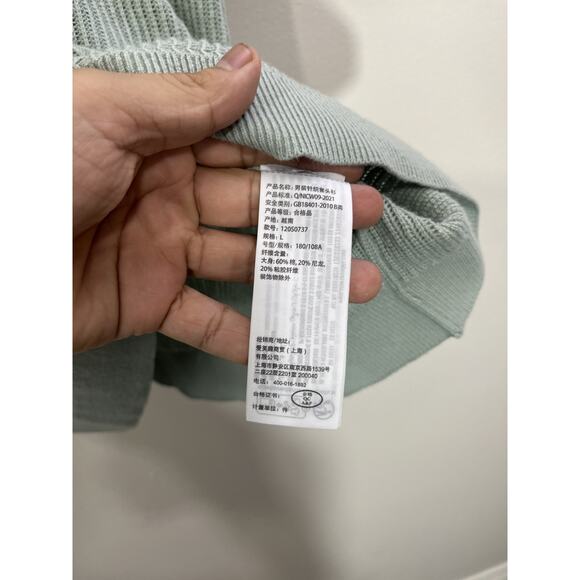 Johnny Collar Knitted Polo Tee L Camp Resort Rockabilly Elvis Luxury Old Money - Picture 7 of 15